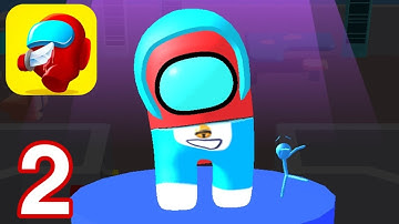 Red Imposter: Nightmare Christmas   Gameplay Walkthrough part 2 (iOS,Android)