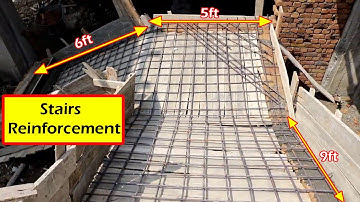 Stairs Reinforcement Details Practical Video on Site