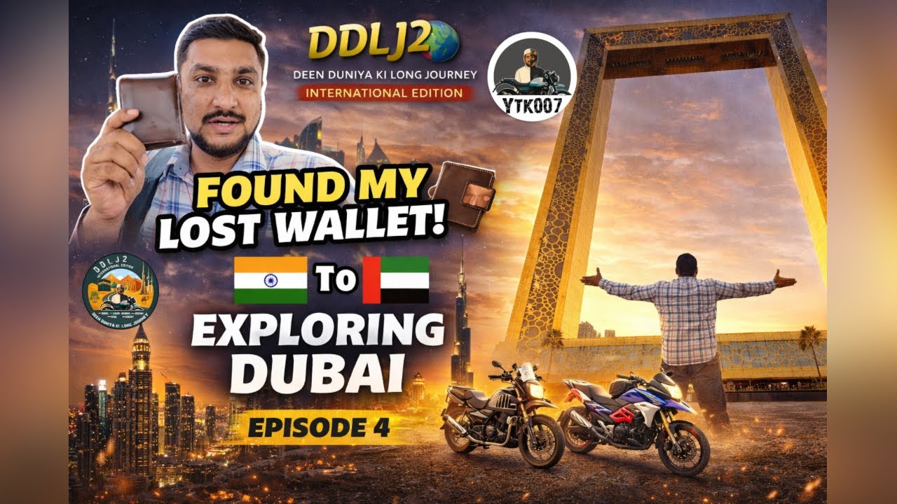 Lost Wallet Found in Dubai 🇦🇪 | Exploring Dubai by Metro | DDLJ2 Day 4