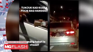 Lelaki Tular Tunjuk Kad Kuasa Adalah Polis Bantuan Di Bank #MGFlash