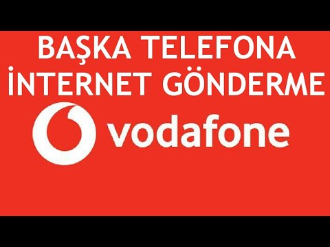 Vodafone Başka Telefona İnternet Gönderme
