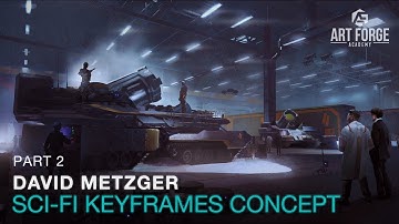 How to Design Sci-Fi Keyframes in Blender & Photoshop – Part 2