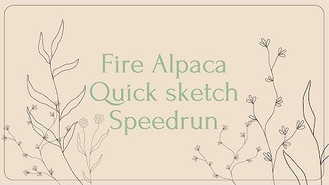 Fire Alpaca Speed Paint