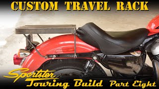 DIY Motorcycle Luggage Rack (Parcel Tray): Learned to Bend Steel
