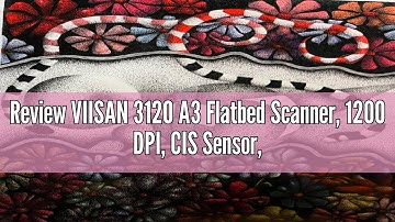 Review VIISAN 3120 A3 Flatbed Scanner, 1200 DPI, CIS Sensor, Scan 12" x 17" in 8 sec, Frameless, Aut
