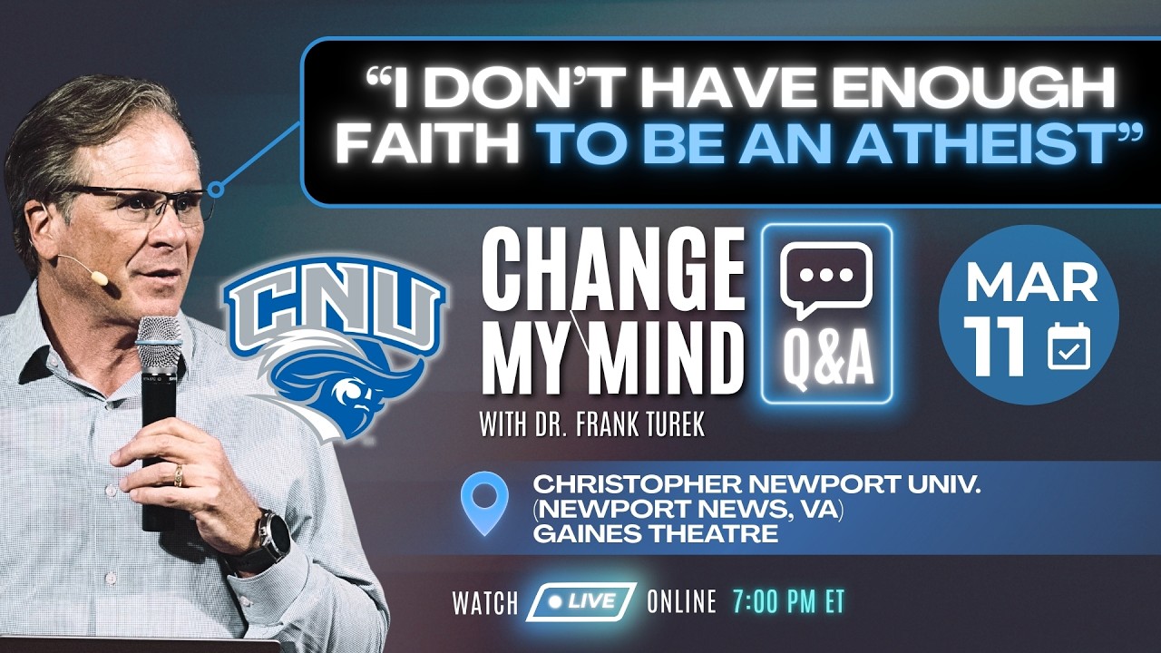 'Change My Mind' LIVE Q&A Christopher Newport Univ. (Newport News, VA)