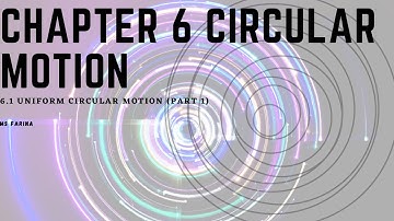 SP015 CHAPTER 6.1 UNIFORM CIRCULAR MOTION PART 1