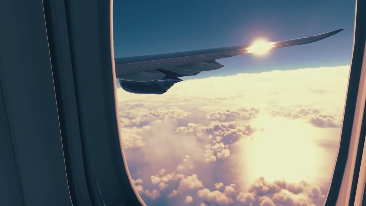 Airplane Cabin Ambience White Noise | Jet Engine ASMR for Deep Relaxation