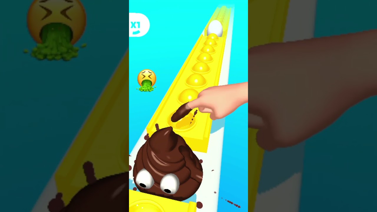 pop run 3D gameplay  || Mobile game 379