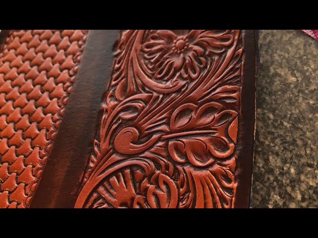 How to Antique finish Tooled/Stamped Leather [EP2] in 2023