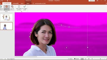 วิธีเอาพื้นหลังออกจากรูปภาพด้วยโปรแกรมPowerPoint