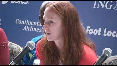 2008 NYC Marathon Press Conference - Katie McGrego...