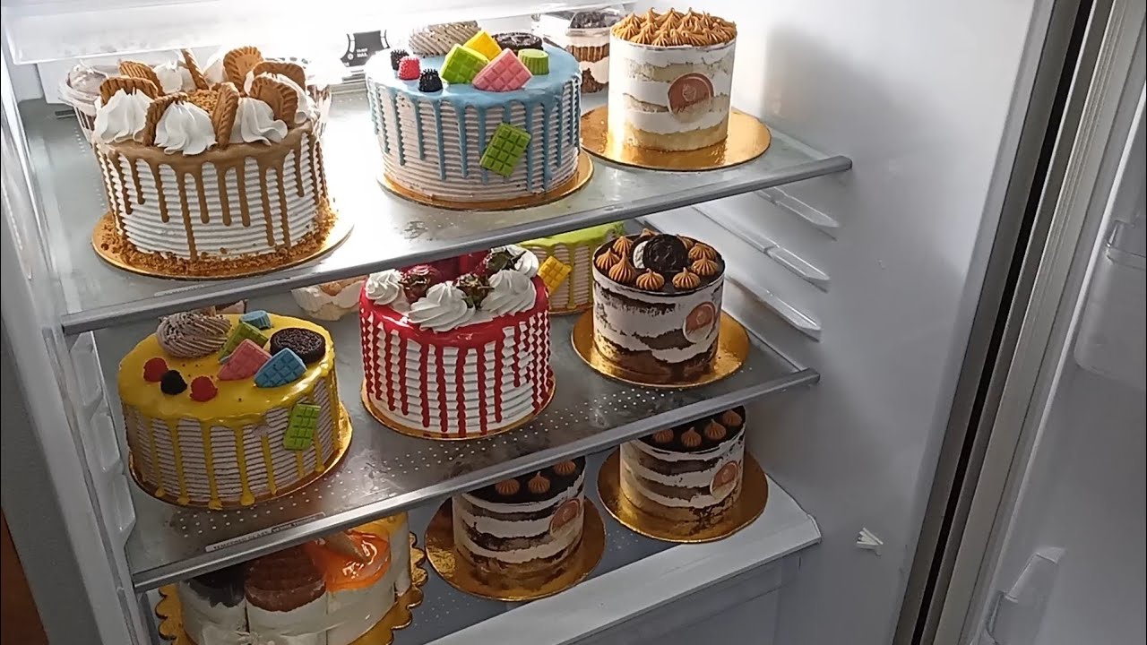 واخيرا حققت الي كنت بحلم بيه 🤗 ١٠ تورت بمقاسات واشكال مختلفه وجديده جدا 😍 💪 🙈