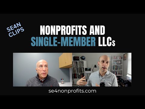 How and why nonprofits use single member LLCs as subsidiaries | SE4N Clips