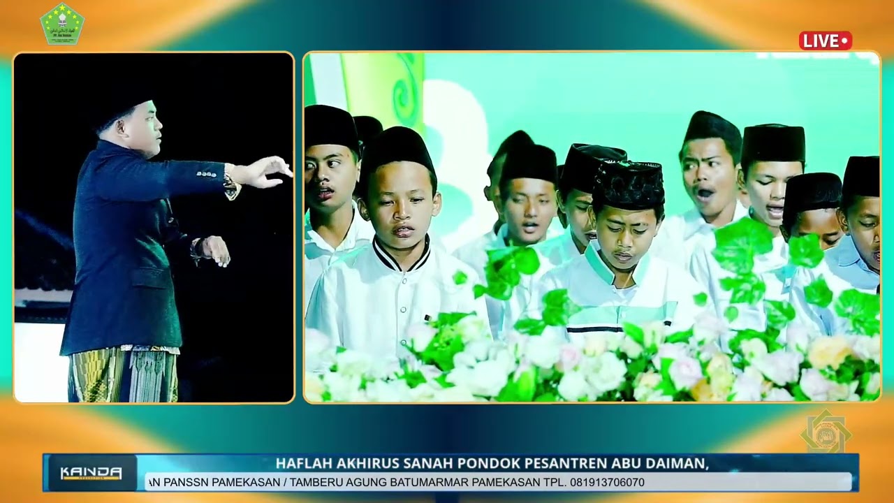 Lalaran Andzimatul Bayan oleh santri Pondok Pesantren Abu Daiman