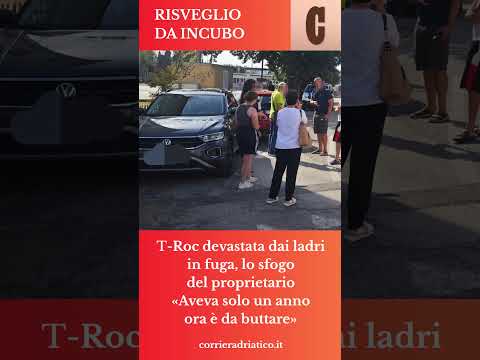 Video T-Roc devastata dai ladri in fuga, lo sfogo del proprietario: «Aveva solo un anno, ora da buttare»