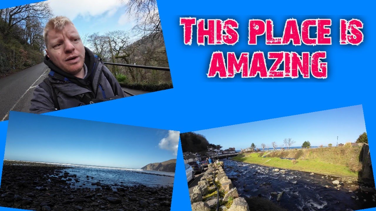exploring-lynmouth-and-blacklands-beach-north-devon-youtube