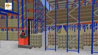 3D Warehouse Simulation  taraVRbuilder