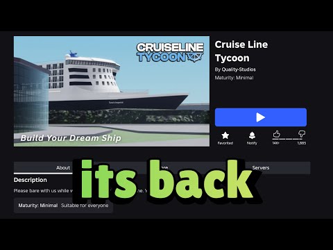 Cruise line tycoon situation update (Release Date)