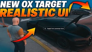 🆓 NEW Ox Target UI Script for FiveM! | Realistic Interaction Menu (FREE DOWNLOAD)
