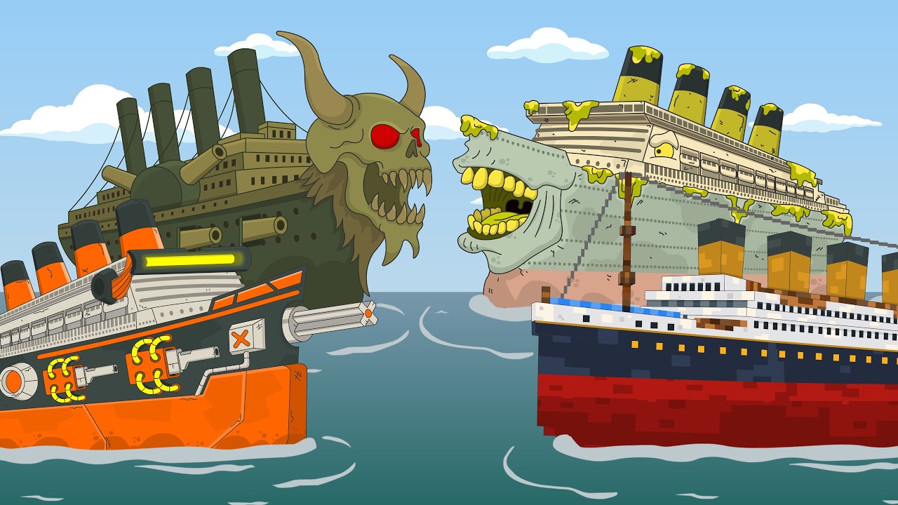Titanic in Different Versions | Ship Animation