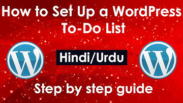 How to Set Up a WordPress To-Do List (Hindi/Urdu)