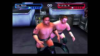 WWF Smackdown! 2 - Triple H vs The Rock