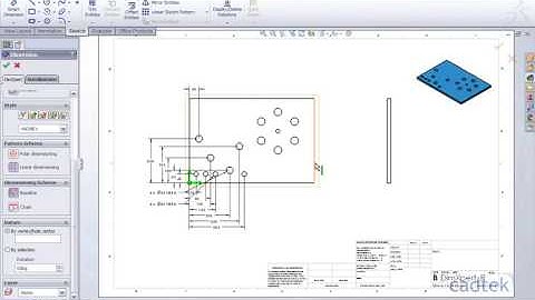 SolidWorks 2010 - DimXpert (Hints and Tips)