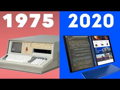 Видео: ЭВОЛЮЦИЯ НОУТБУКОВ (Портативные компьютеры) 1975 - 2020