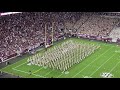 Amazing Fightin' Texas Aggie Marching Band Halftime Drill Mississippi State Game 2021