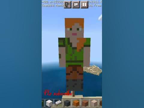 i am make a alax statue in Minecraft world 🌎 #short # shortvidio ...