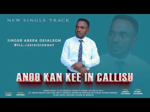 Singer Abera Desalegn Anoo Kan Kee Hin Callisu