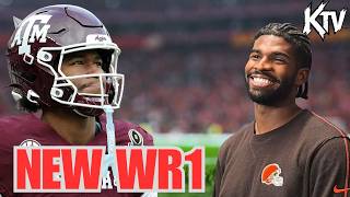 Shedeur Sanders gets NEW WR1 Browns DRAFT KC Concepcion