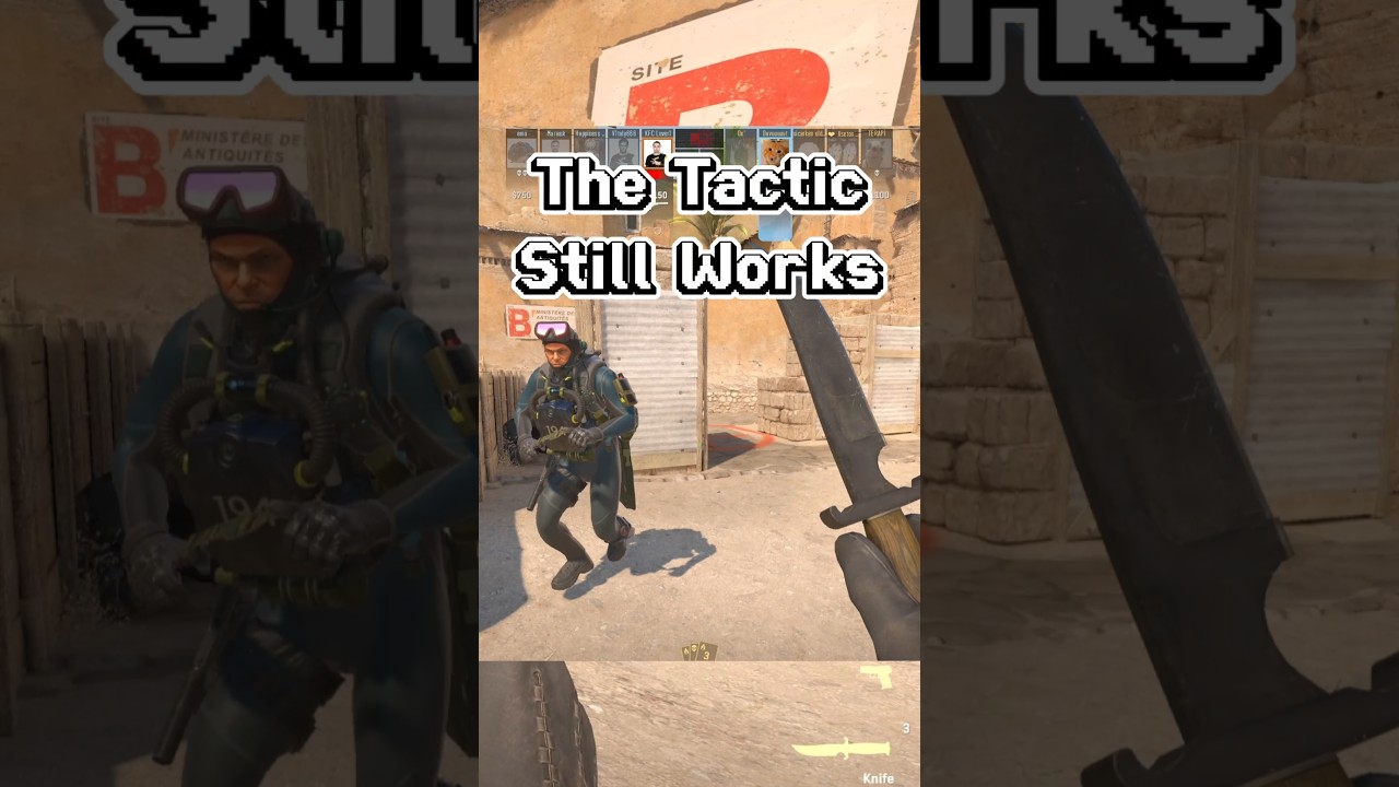 1v4 Pistol Round Clutch on Dust2 &ndash; My Old Tactic Still Works | CS2FragZone #cs2