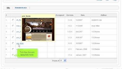 Choose and install template in Joomla | Tutorial