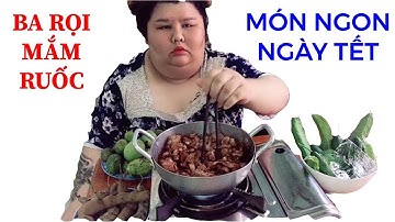 Món ngon ngày Tết của Ngân Ú, ba rọi xào mắm ruốc II 34 HẺM LẠ II HẺM NHÀ NGÂN Ú