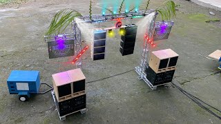 Cek sound miniatur sound horeg mode gapura
