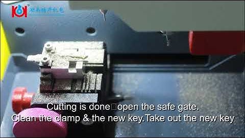 2019 Android SEC E9 key machine using HU66 Key clamp to cut Volkswagen car keys