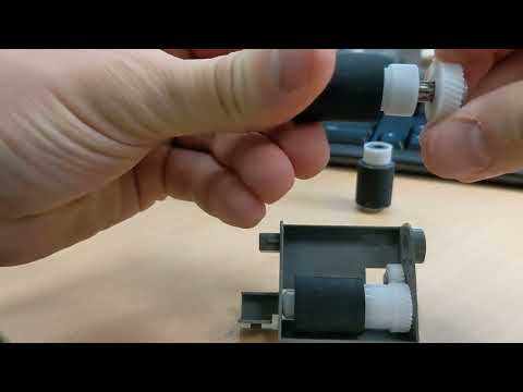 Замена роликов захвата бумаги в принтерах Kyocera P2040dn\M2040dn. арт.2F906230, арт.2HN06080