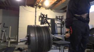 880 lbs barbell hack squat aka behind back deadlift 400 kg HEAVIEST EVER!