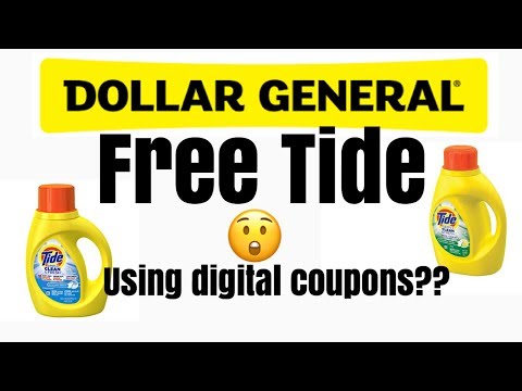 Dollar General FREE TIDE with Digital Coupon!!!
