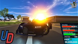 Review of the *NEW* Bugatti Vision Gran Turismo in Ultimate Driving Roblox! ($36 Million!)