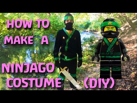 Make A Green Ninja Costume! (DIY)