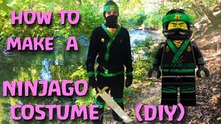 Make a DIY Green Ninja Costume! (Lego Ninjago) screenshot 2