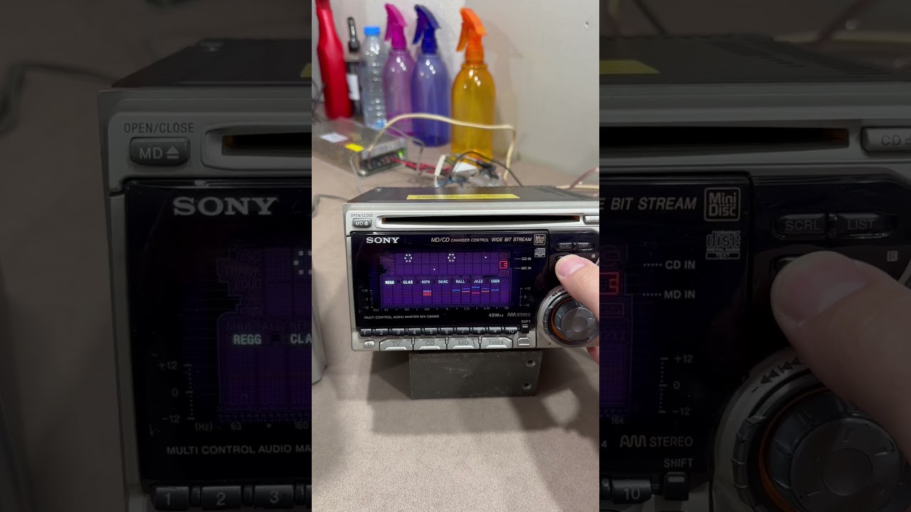 SONY WX-C60MD CAR AUDIO SYSTEM CD MD PLAYER - YouTube SONY カー