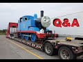 I hauled Thomas the Train! Q&A - Driving with Roehl