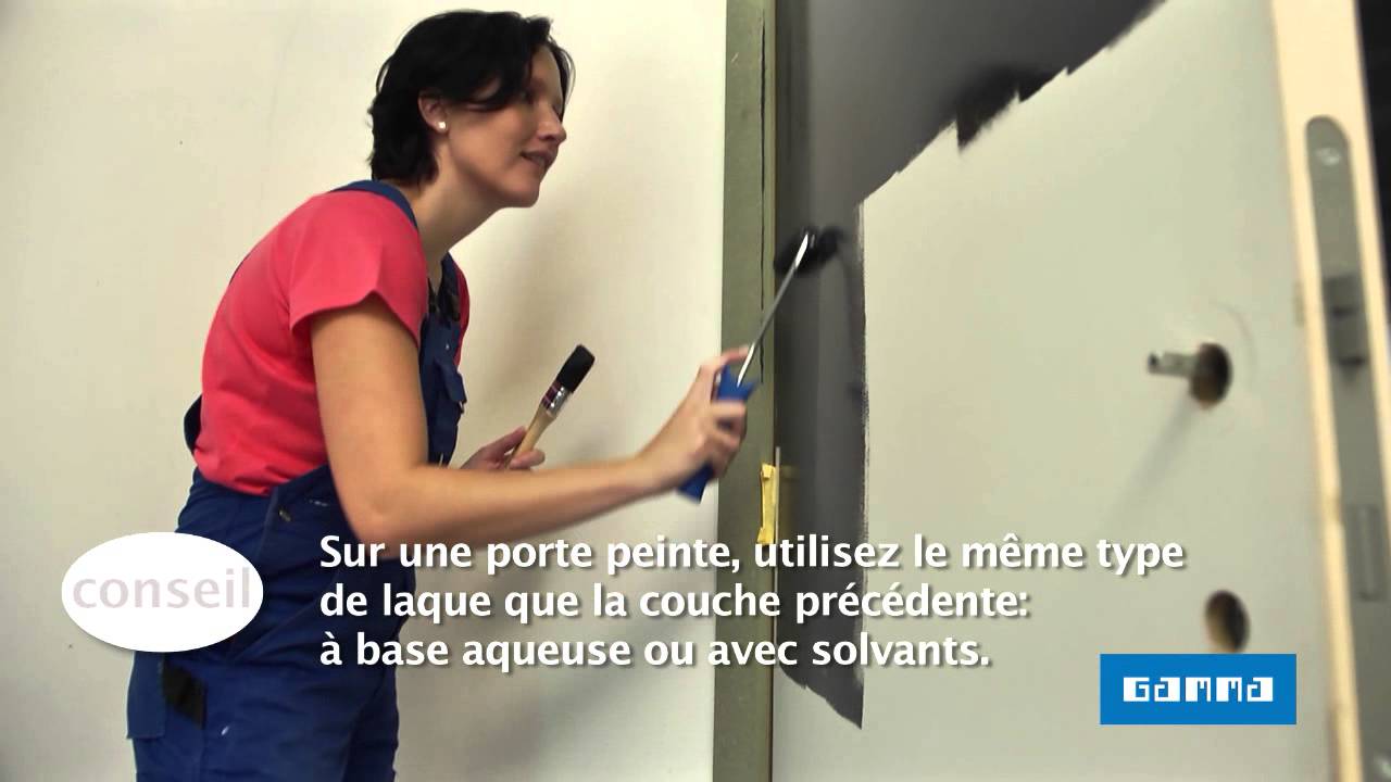 Peindre une porte intérieure en la bloquant - Vidéo bricolage | GAMMA  Belgique - YouTube