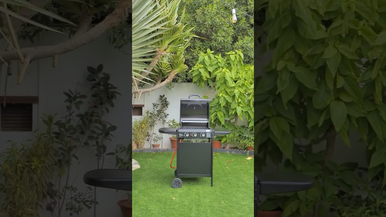3 Burner Propane Gas Grill - BBQ Grill for Outdoor Cooking