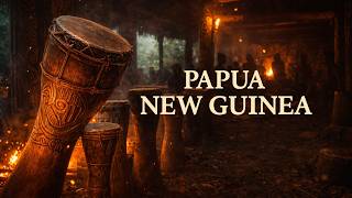Papua New Guinea - Tribal Drum Music | Traditional Instrumental (Country#99)