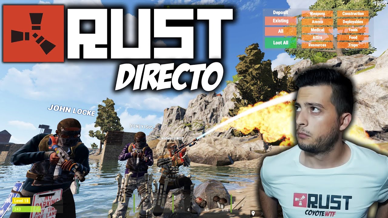 RAIDEANDO EN DIRECTO!! SV X5 | RUST | GAMEPLAY EN ESPAÑOL - YouTube